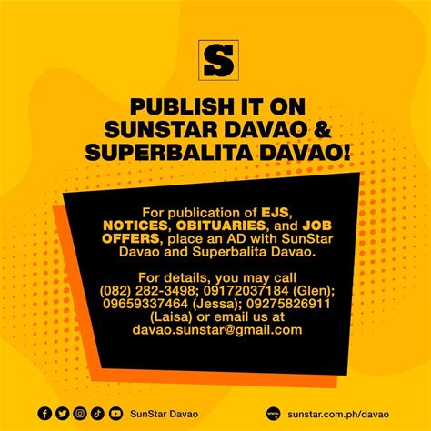 sunstar davao|Superbalita Davao .